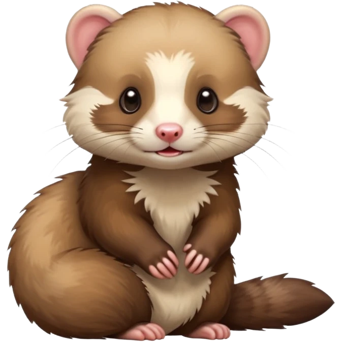 cute ferret emoji