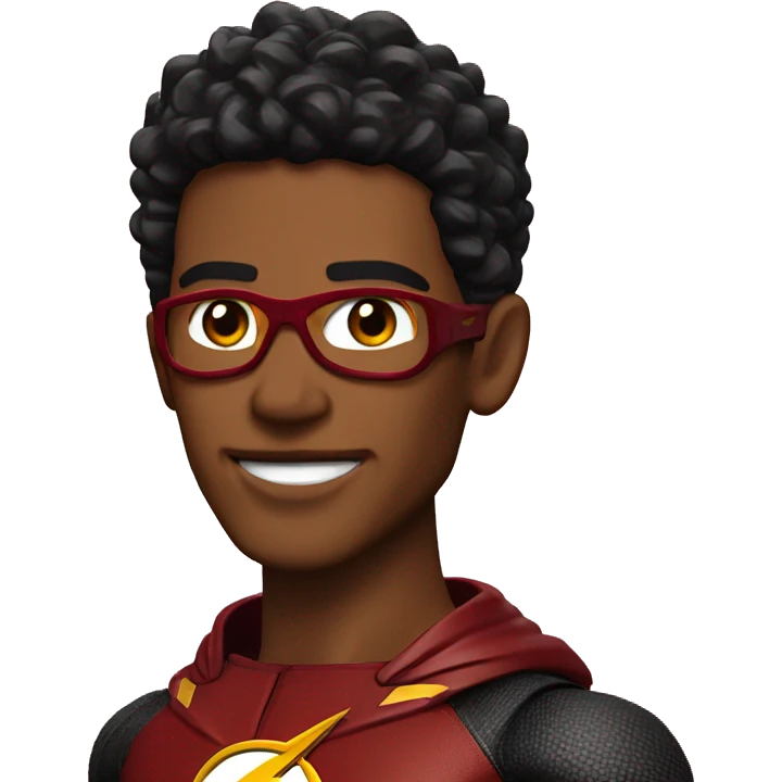 The flash super realistic ios 16 style emoji