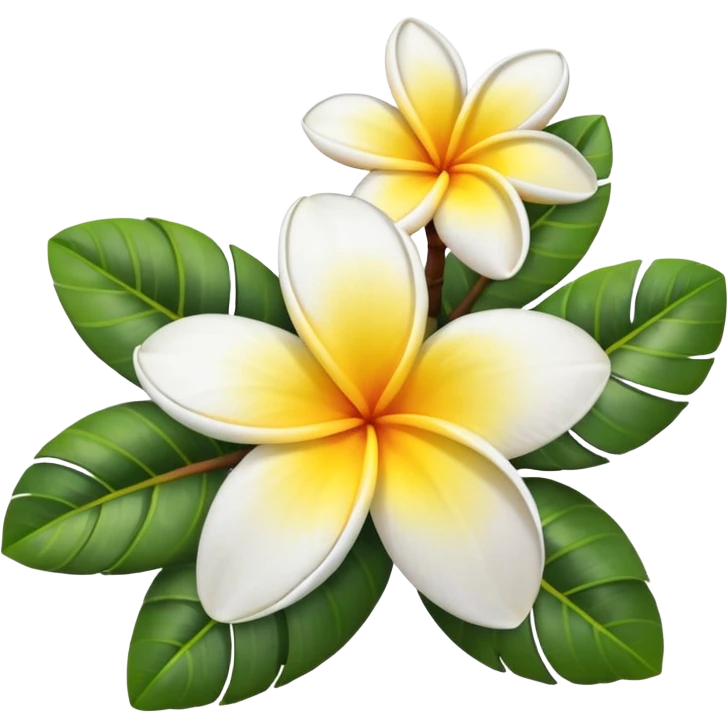 Plumeria emoji