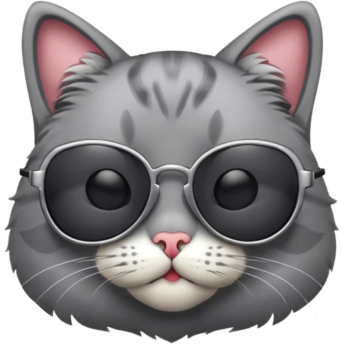 Cat wearing sunglasses emoji