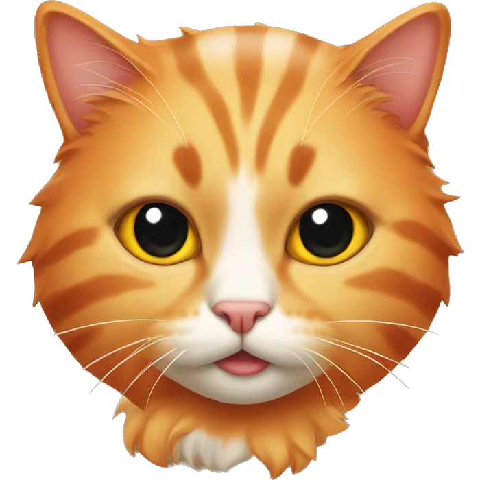 Cat orange  emoji