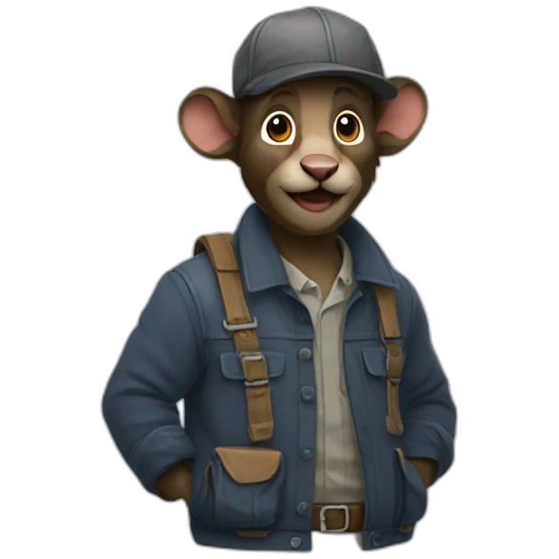Raton laveur emoji