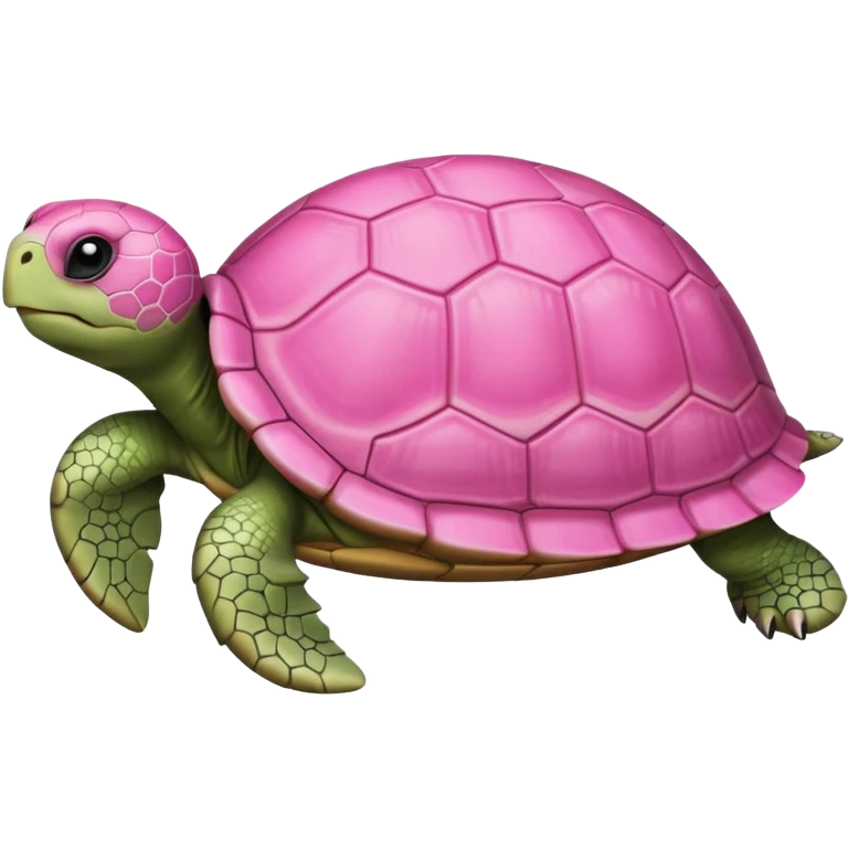 Turtle pink emoji