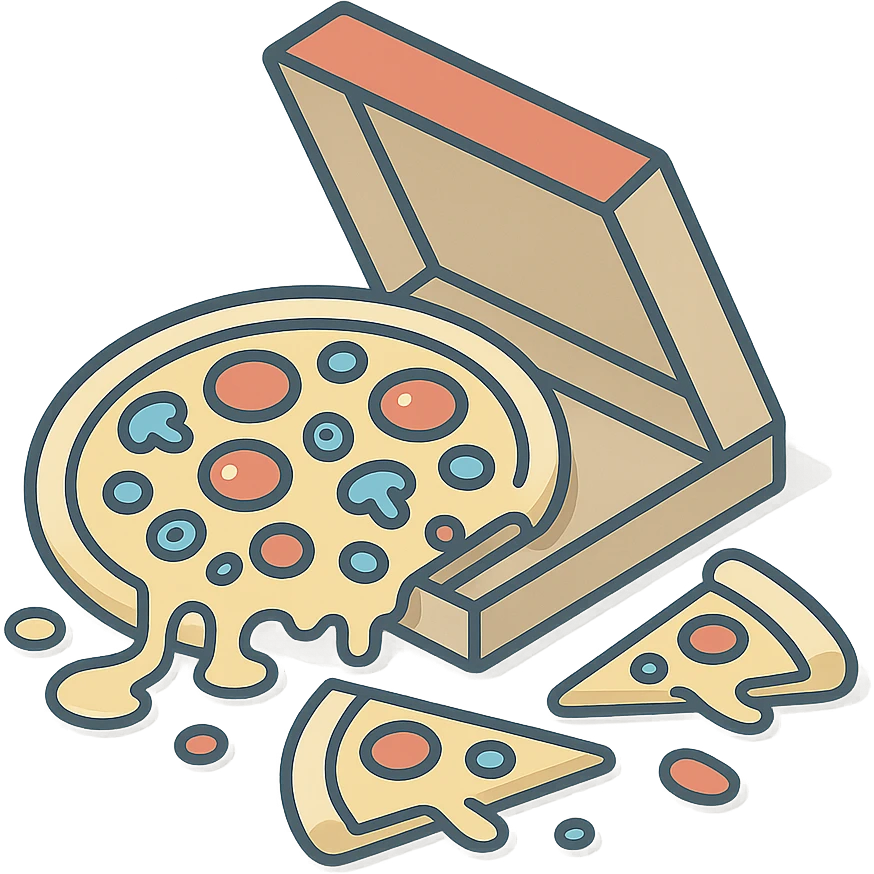 pizza disaster emoji