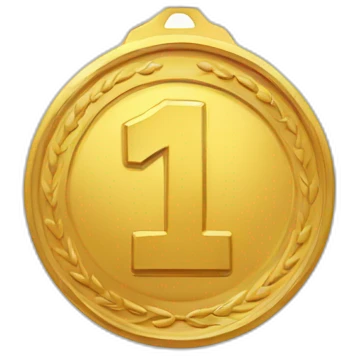 Gold 1st place medal emoji