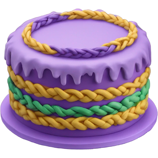 Mardi Gras King Cake emoji