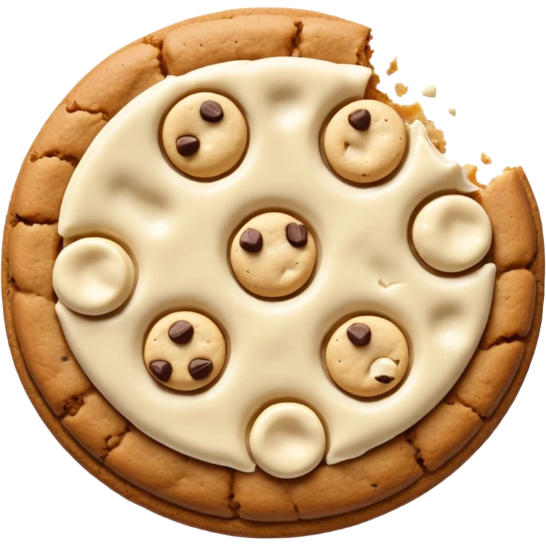 White chocolate chip chips ahoy cookie emoji