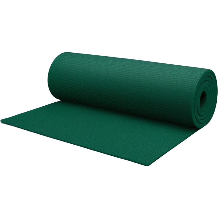dark green yoga mat emoji