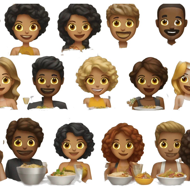 people at a restaurant  emoji
