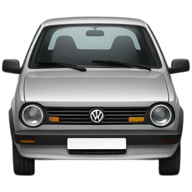 Volkswagen gol cinza emoji