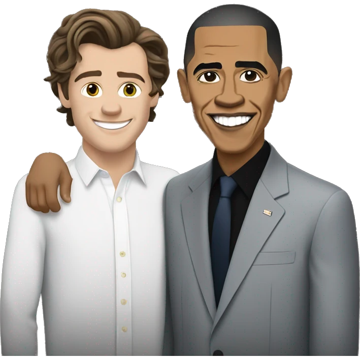 Harry styles and Obama emoji