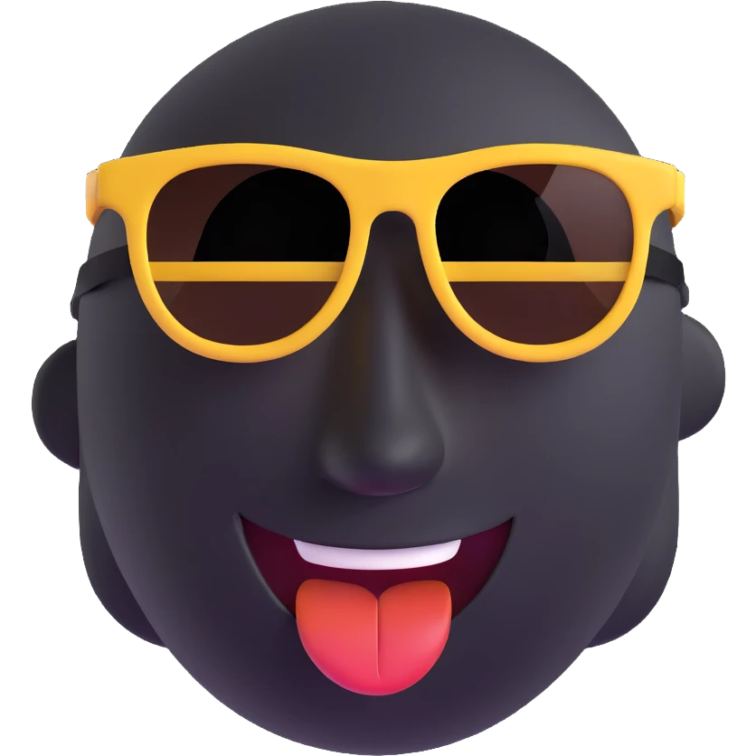 happy face wearing sunglasses emoji