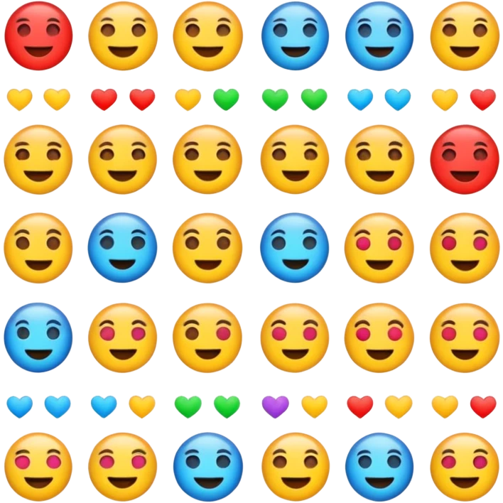 crate me a lot fo different and crazy emojis with no significance please emoji