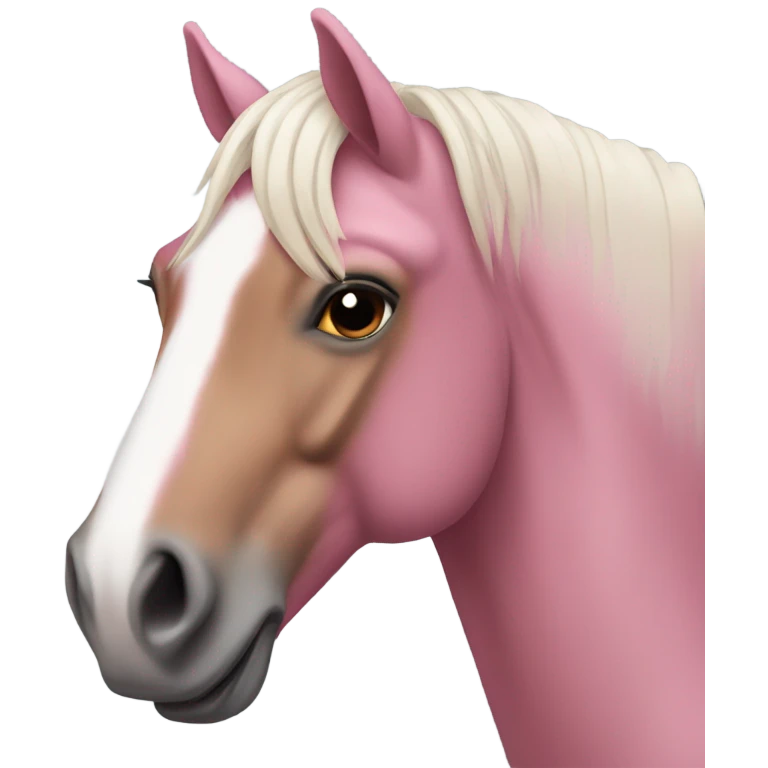 Caballo rosa emoji