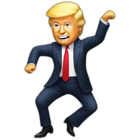 Donald trump dancing emoji