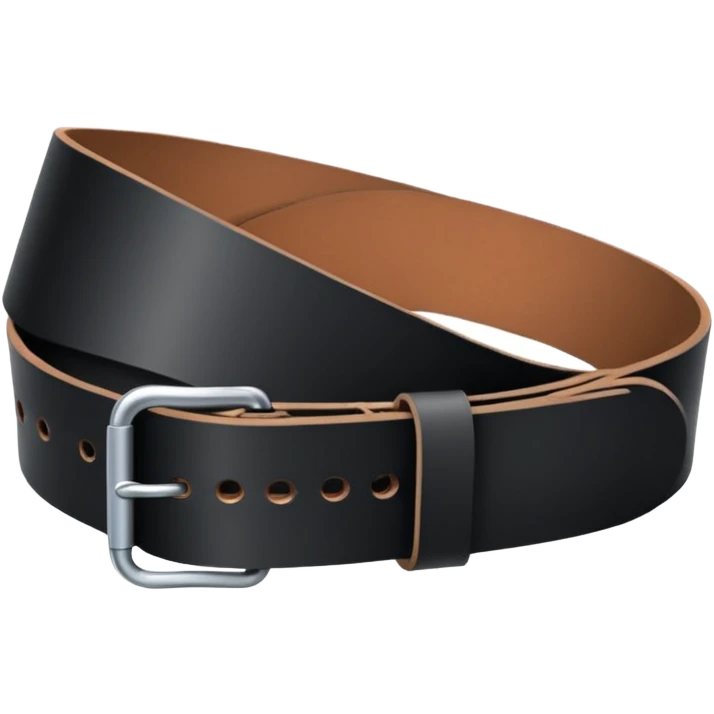 lifting belt, simple and clear emoji