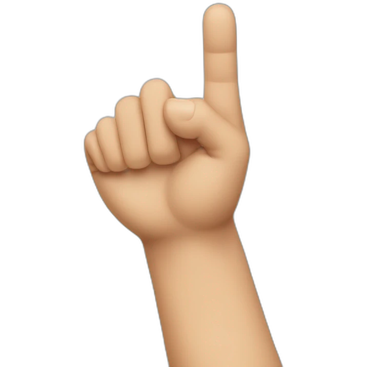 finger pointing to me emoji