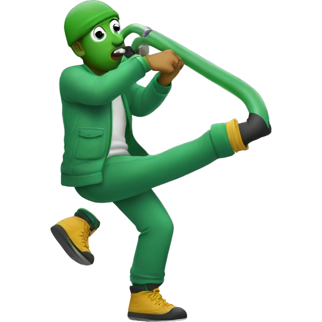 dabbing hose emoji