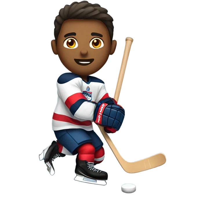 Hockey player  emoji