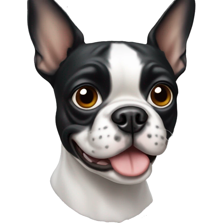 A Boston terrier dog  emoji