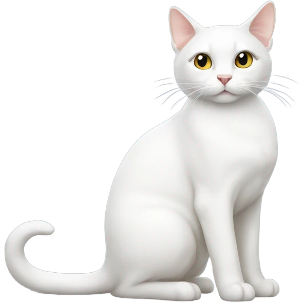 White cat emoji
