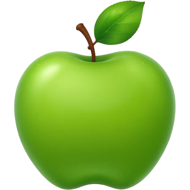 green apple emoji