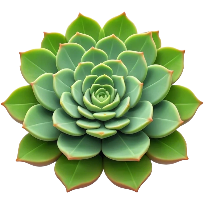 Cinematic Realistic Succulent Emoji, Compact and plump, with fleshy leaves arranged in rosettes of various shapes. The soft, green leaves glow with a gentle radiance, exuding a sense of calm and tranquility. Soft glowing outline, capturing the essence of resilience and beauty in a blossoming succulent! emoji
