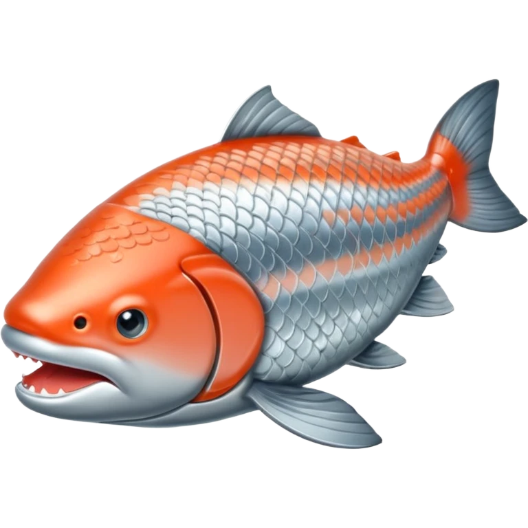 salmon flopping around emoji