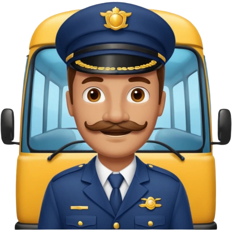 minibus driver emoji