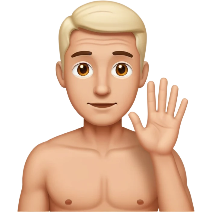 a man deaf emoji