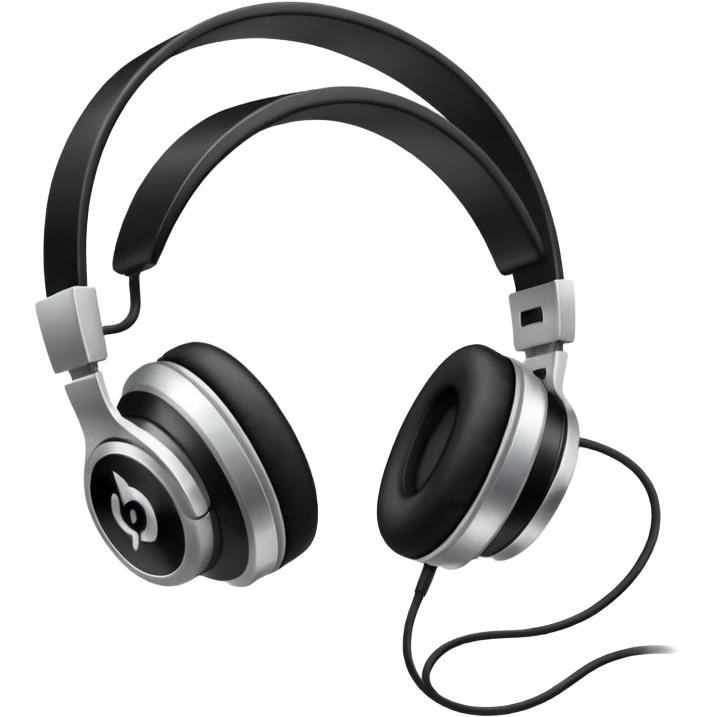 headphones with a play button inside emoji