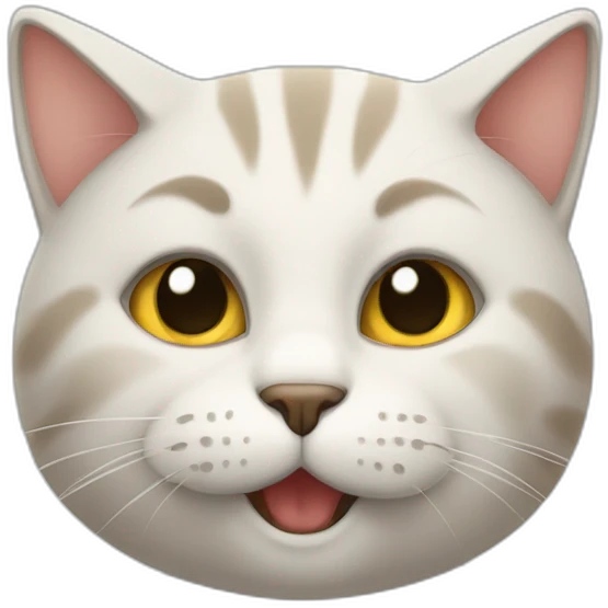 cat with its finger on its lips in a 'shush' gesture emoji