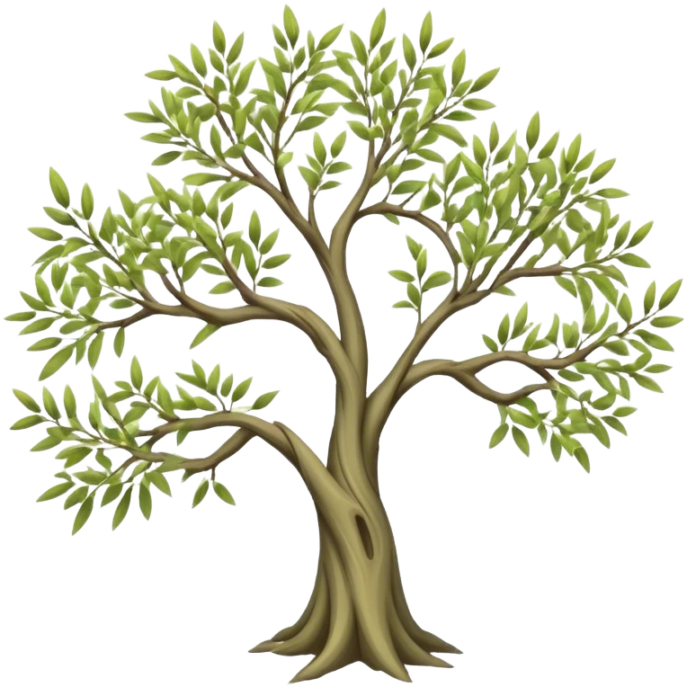 Moon dusted Willow tree welcoming you towards them emoji