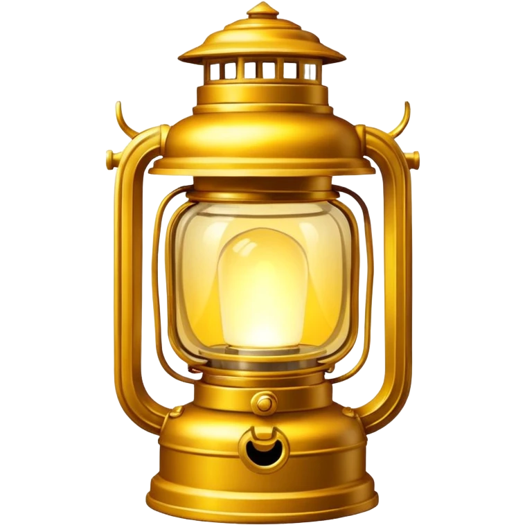 glowing bright lantern with light surrounding it emoji