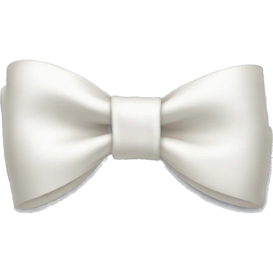 White bow emoji