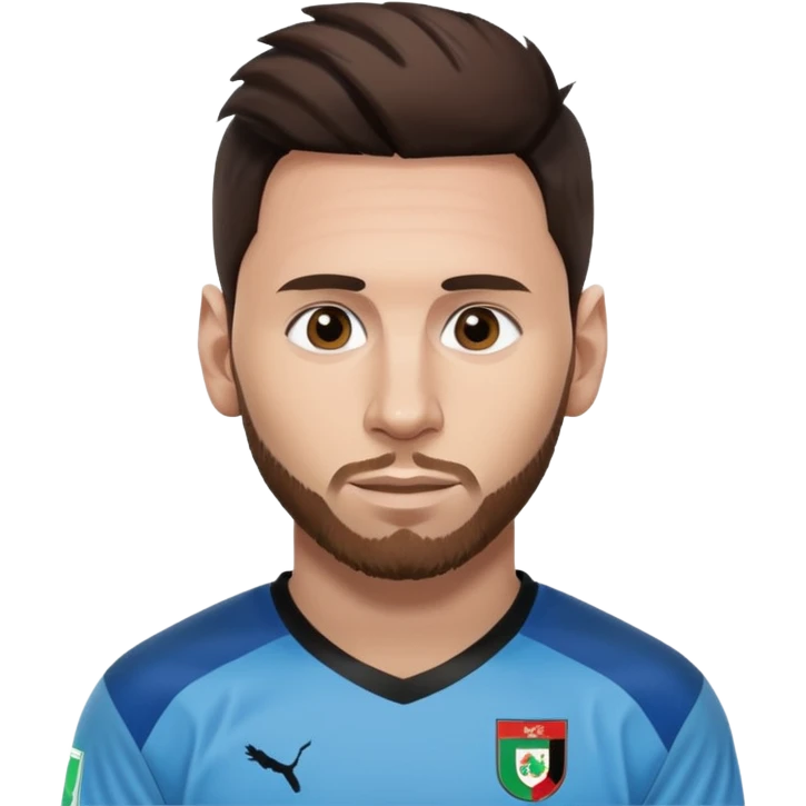 Messi with Afganistan emoji