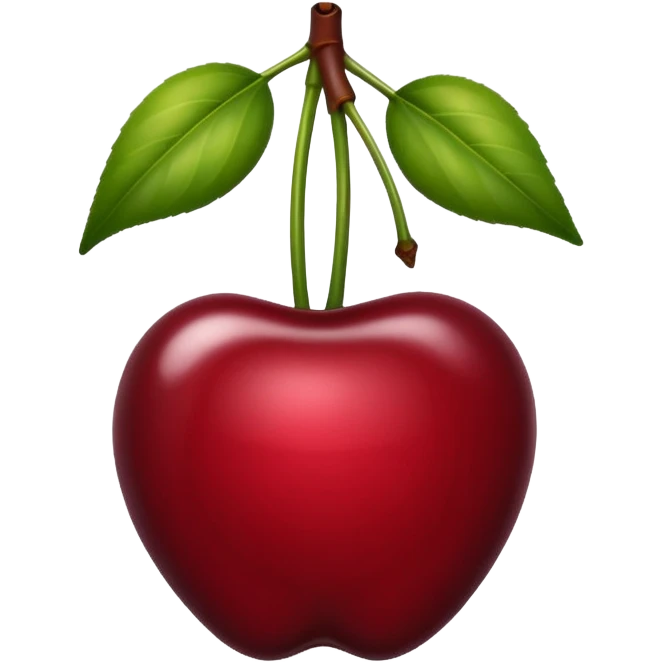 create a dark aesthetic cherry  emoji