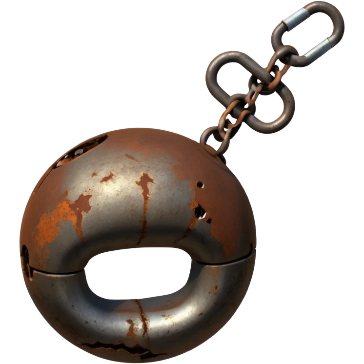 Ball and chain emoji