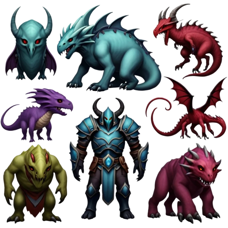 Baldur's Gate 3 monsters and creatures emoji