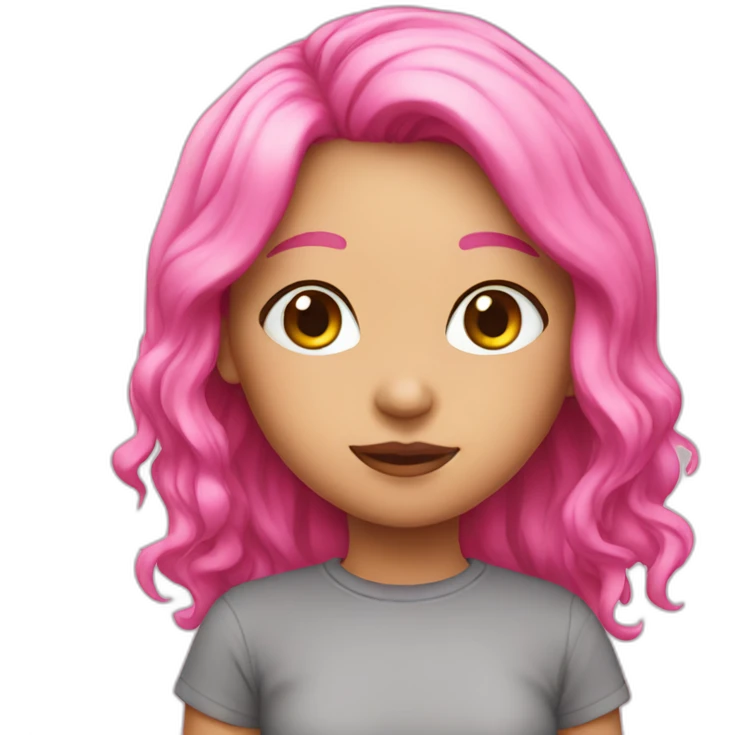 pink girl emoji