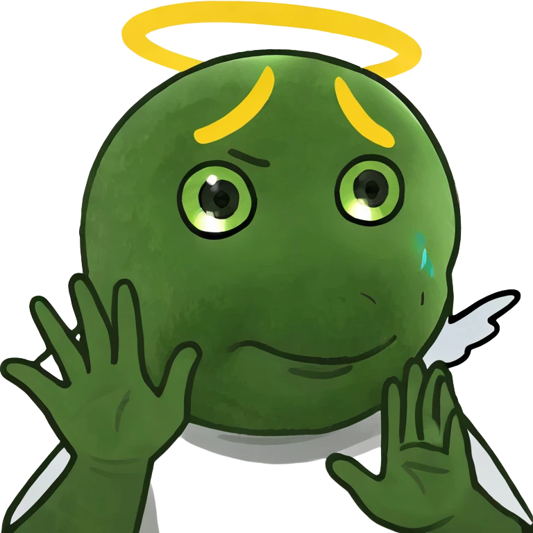￼ prayer, hands with sparkles and an angel halo emoji