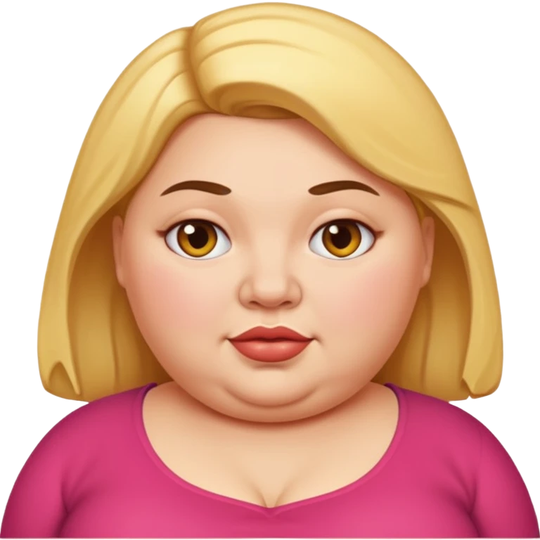 Fat woman emoji