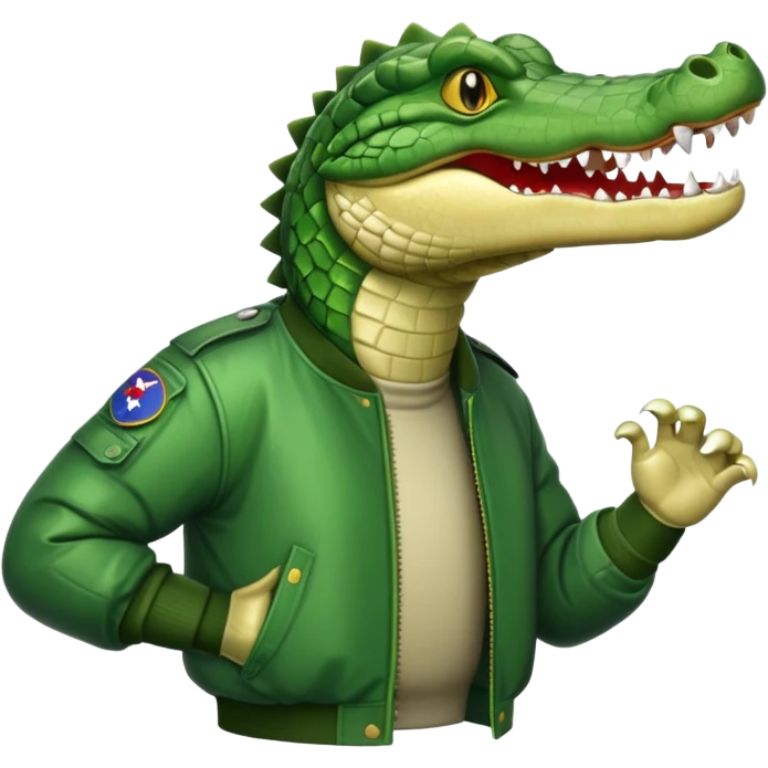 Cocodrilo bombardero emoji