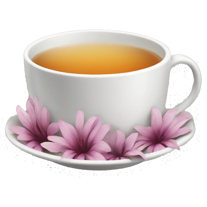 flower cup tea emoji