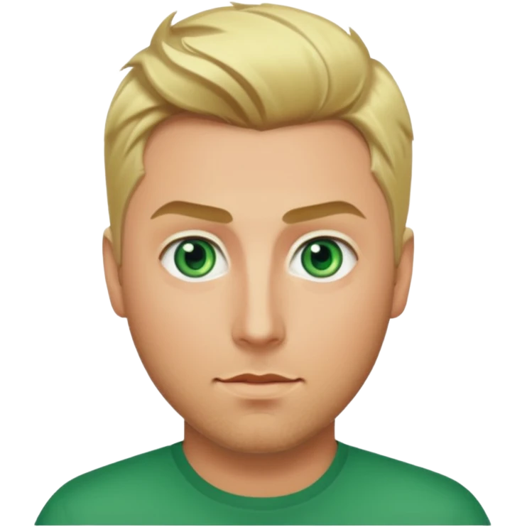 Lance Bass green eyes, blonde hair emoji
