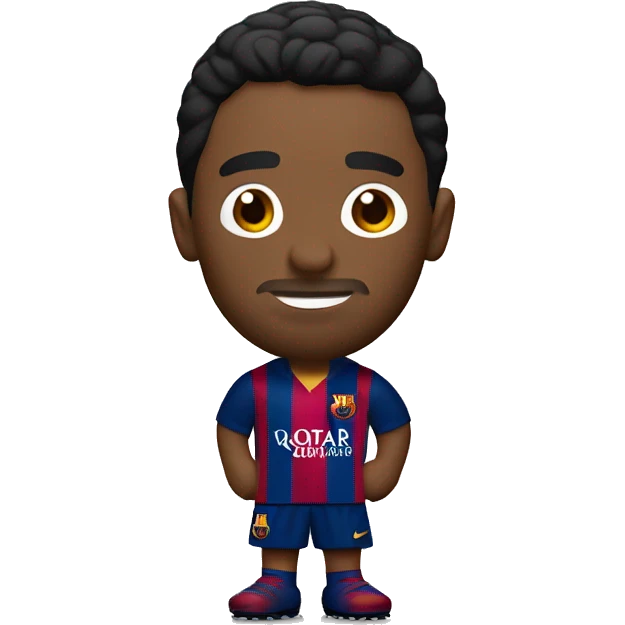 FC Barcelona vinyl player emoji