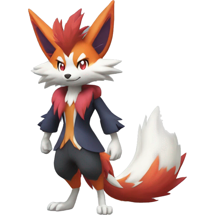  Braixen-Zoroark-Fakemon Full body emoji