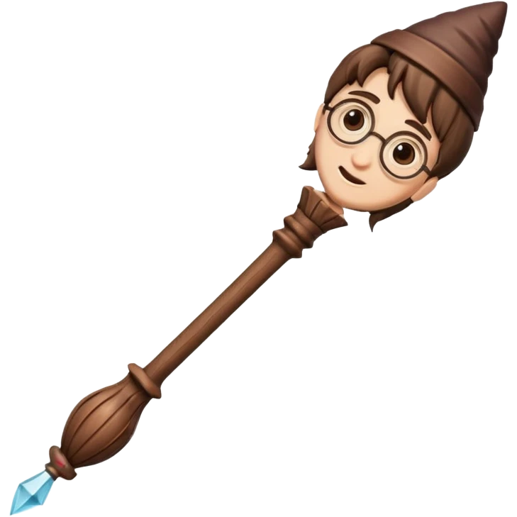 Harry Potter wand emoji