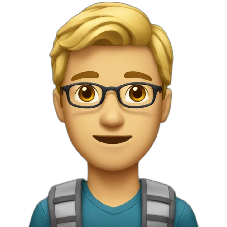 a College Boy. emoji