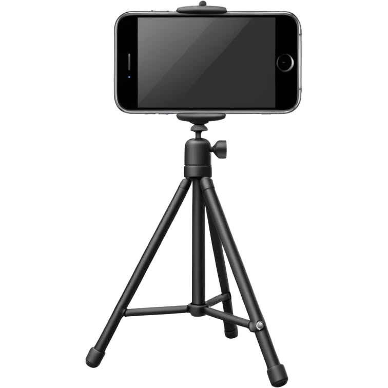 Phone tripod emoji